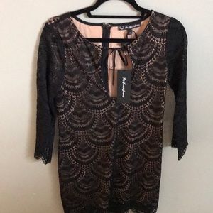 Black laced dress